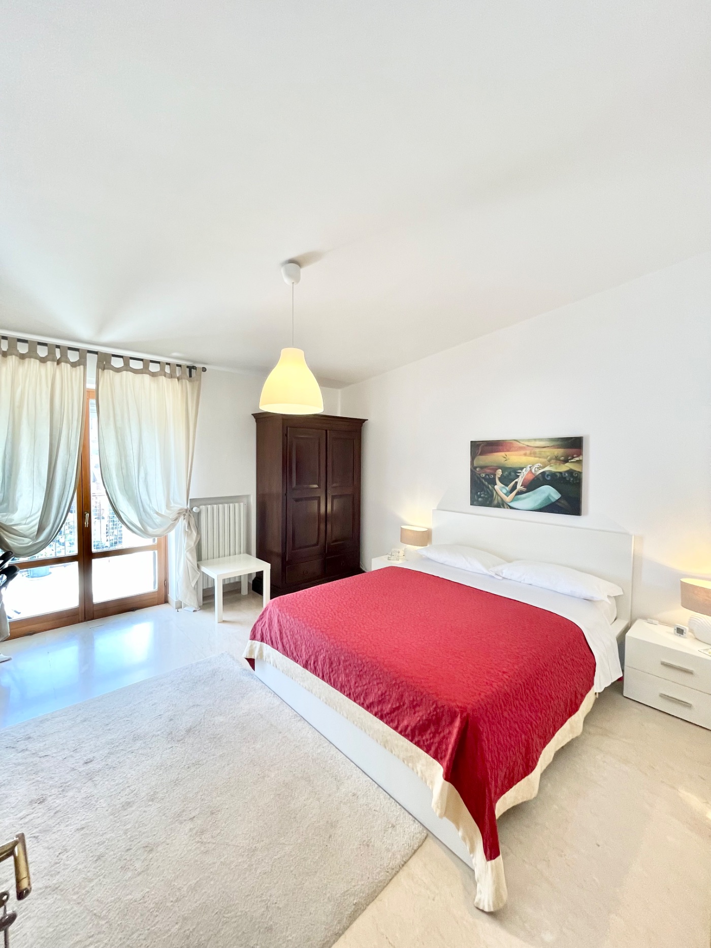 Matrimoniale con bagno privato e balcone del B&B Le Saline